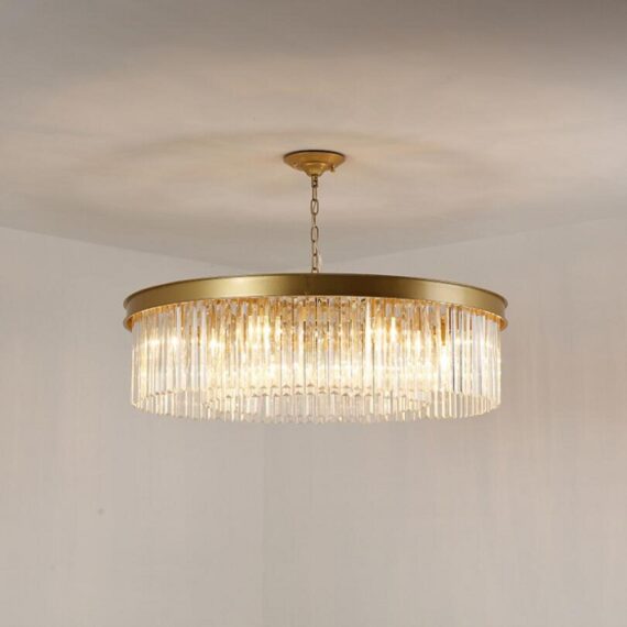 Candelabru Cristal Auriu M1310 - 300mm 4 x E14