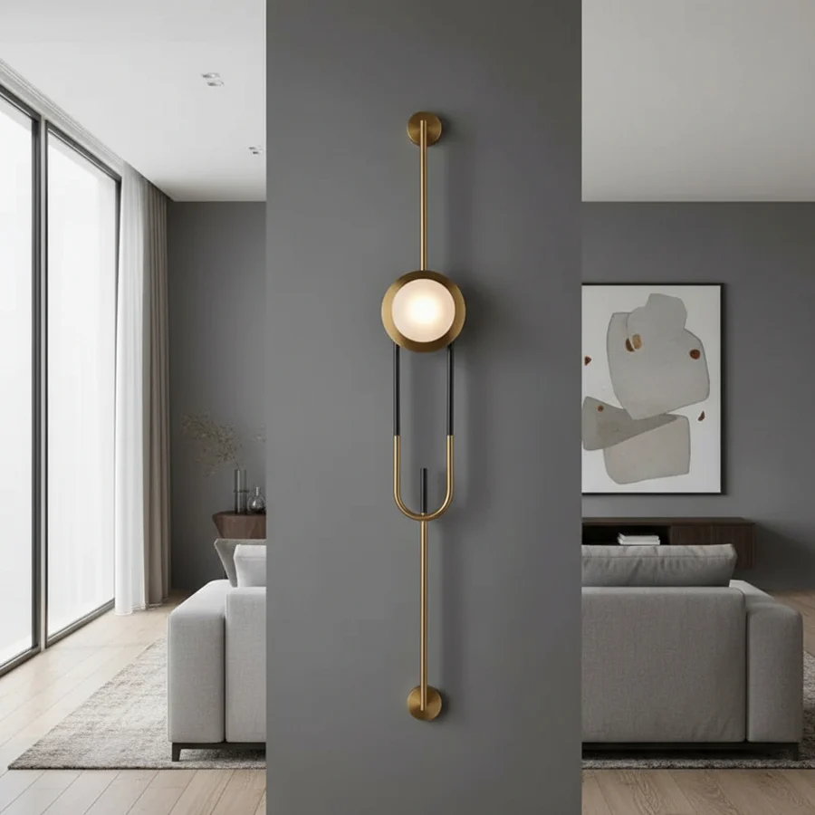 Aplica Perete LED YCM-638 Metal Auriu