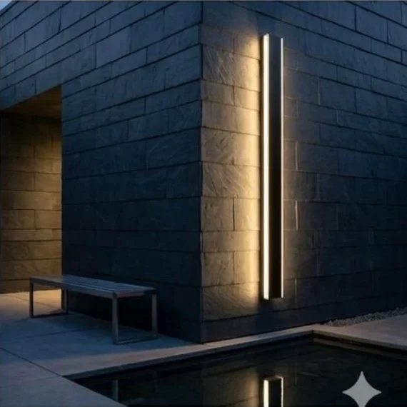 Aplica LED Exterior, 54W, Negru, 3000k, 2M-23180