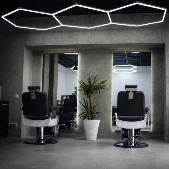 HoneyComb LED 3 Hexagoane Luminoase 98x244CM 98W