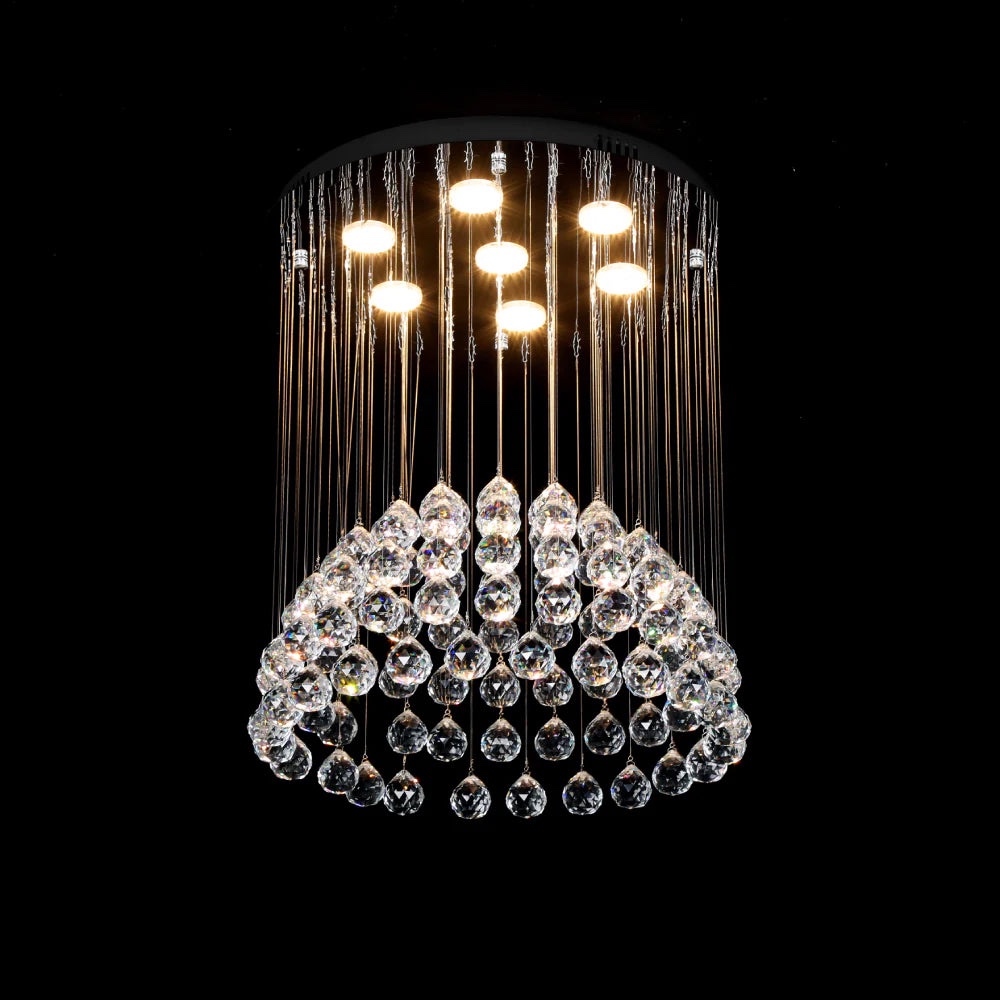 Lustra Cristal Moderna LED 35W Lumina Neutra 6208