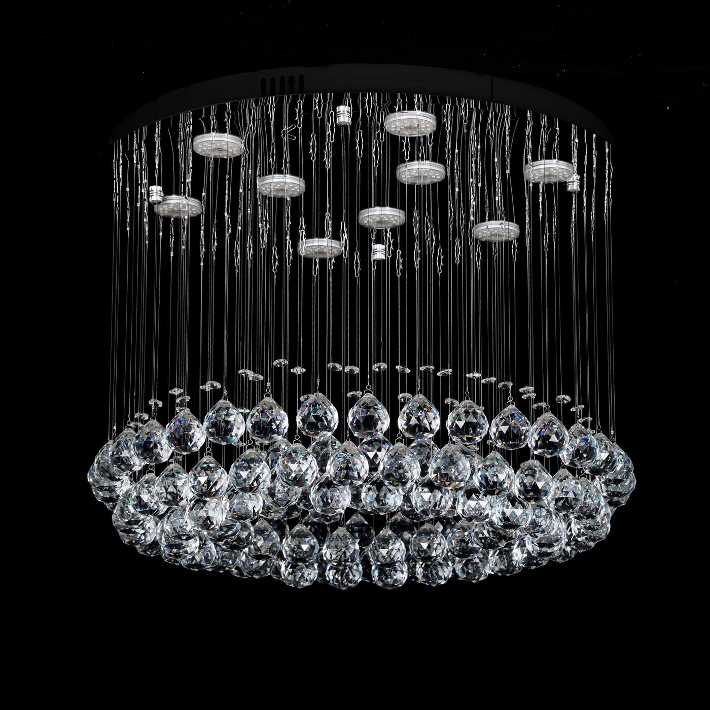 Lustra Cristal Moderna LED 45W Lumina Neutra 6005-9