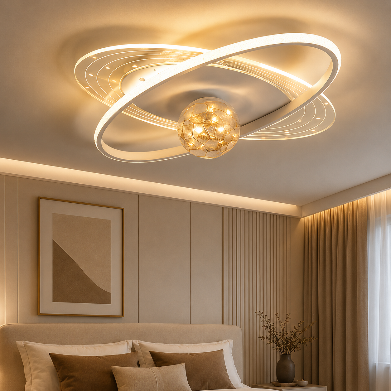 Lustra LED 3 Tipuri Iluminat 8680/500, 102W