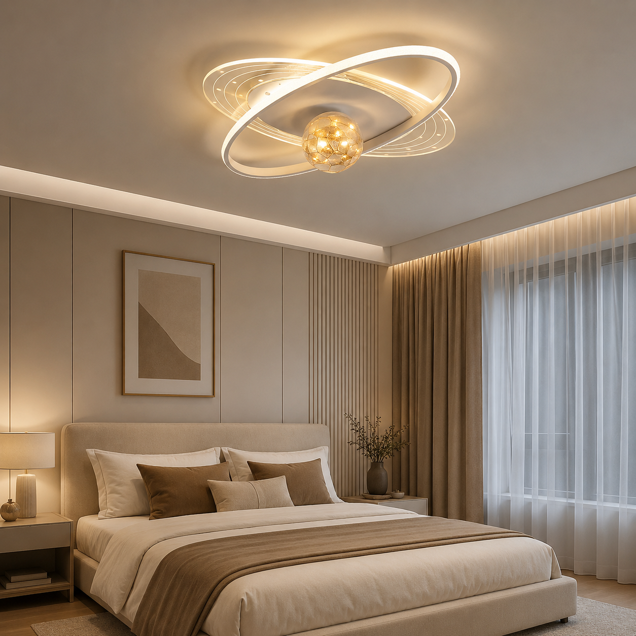 Lustra LED 3 Tipuri Iluminat 8680/500, 102W